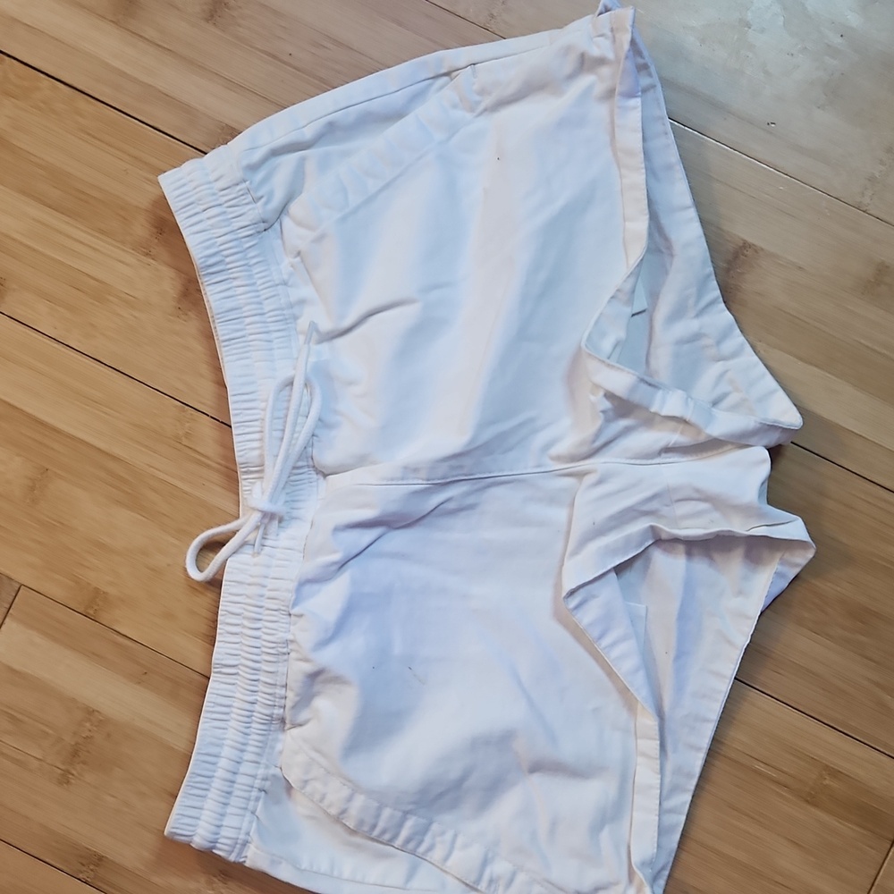 Vans Classic White Cotton Shorts